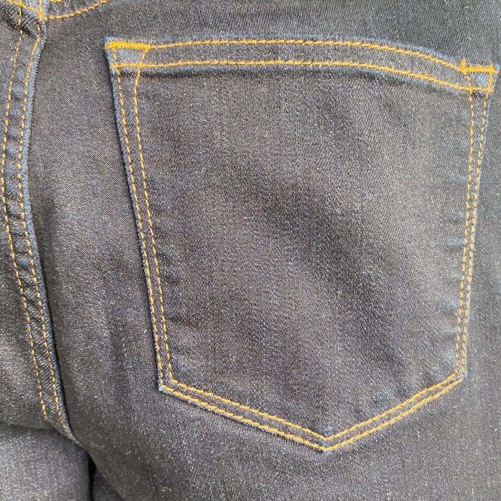 J. Crew Mercantile Women's Skinny Jeans Size 26 Actual 28X29 Dark Wash Stretch - Picture 12 of 16